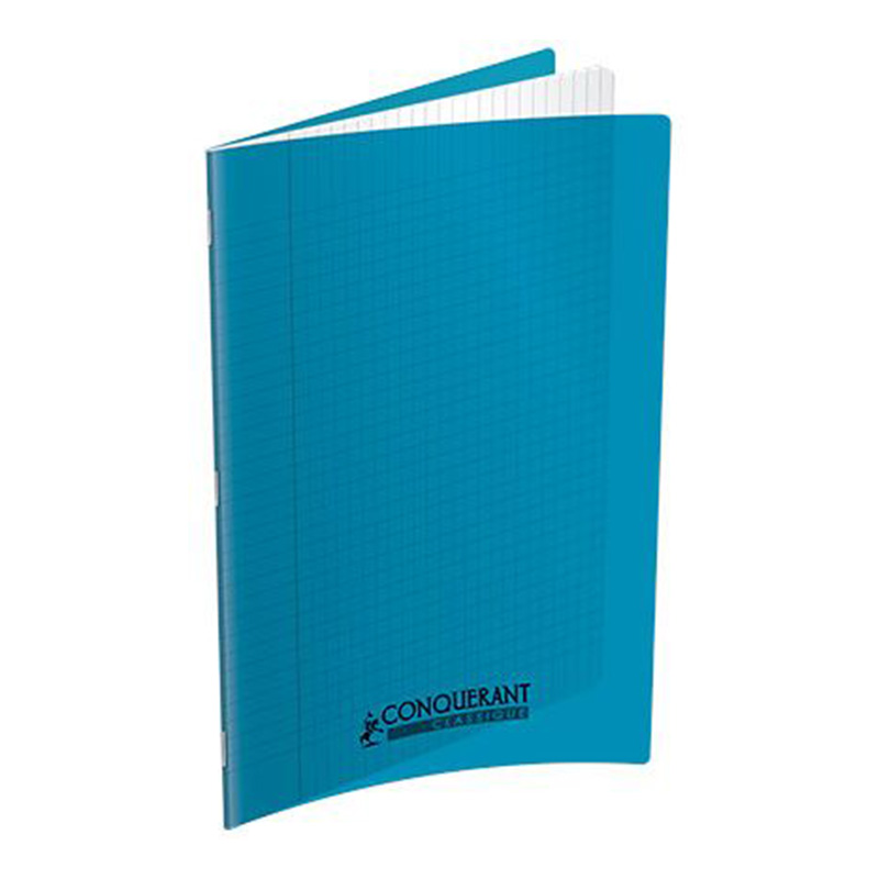Cahier Seyes 24X32 96P 90G Turquoise Polypro